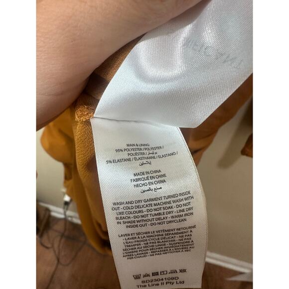 Significant Other NWT Avah Maxi Dress Sz 8 US in Turmeric Women’s Cut Out - Picture 8 of 9